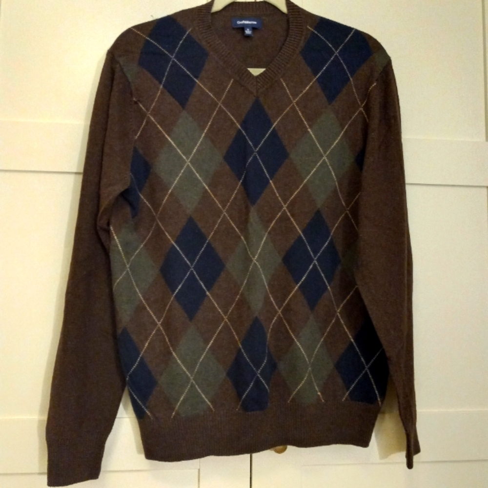 Men's Croft & Barrow Argyle Sweater Size Small